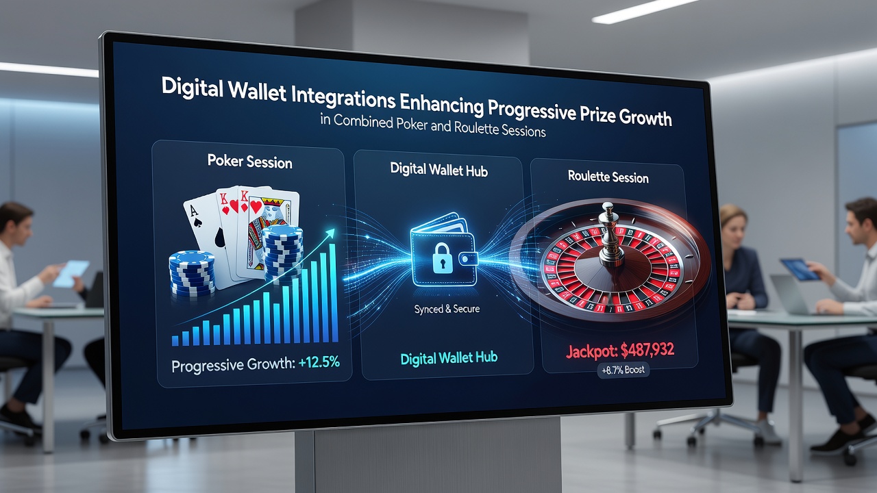 Synchronisierte Preispools bei Poker und Roulette durch digitale Wallet-Integrationen