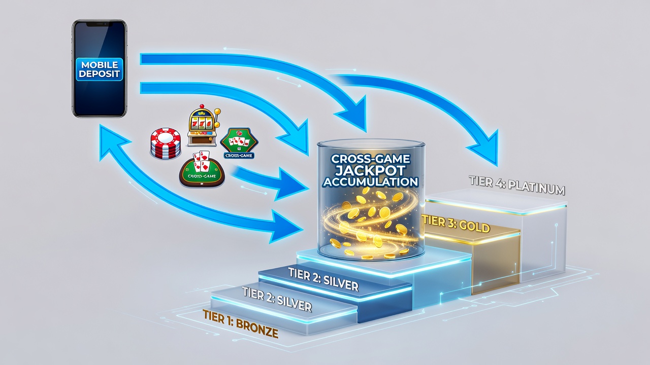 Cross-Game Jackpot Akkumulation und gestaffelte Treueprogramme