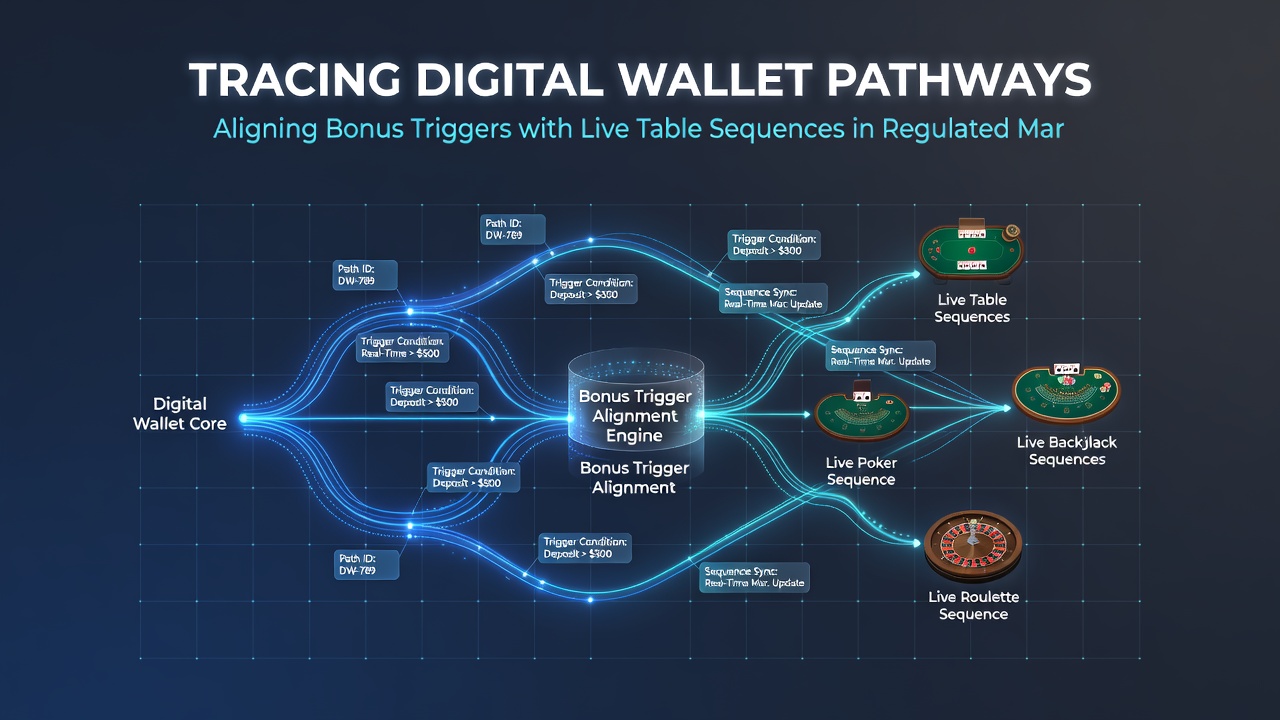 Synchronisation von Bonus-Triggern mit Live-Tischsequenzen über digitale Wallets